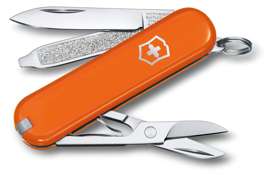  Складной нож Victorinox Classic Mango Tango, функций: 7, 58мм, коробка картонная [0.6223.83g]