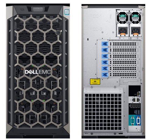 Характеристики Сервер Dell PowerEdge T440 2x4114 2x16Gb 2RRD X16 2.5 ...