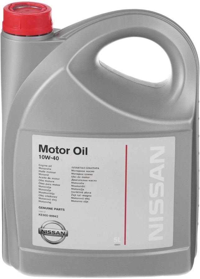 Nissan motor oil 5w40