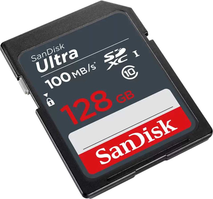 Карта памяти SDXC UHS-I Sandisk Ultra 128 ГБ - купить в Ситилинк | 1512719