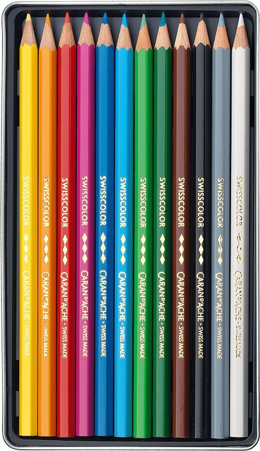 Карандаши цветные Carandache Swisscolor 1284.712 1284.712, шестигранный ...