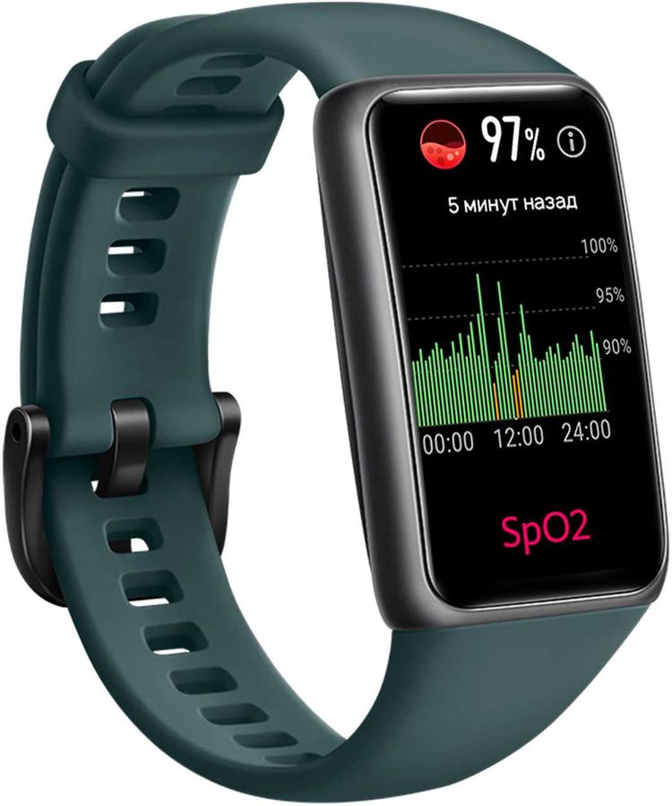 Характеристики Фитнес-трекер Huawei Band 6 FRA-B19, 1.47", черный ...