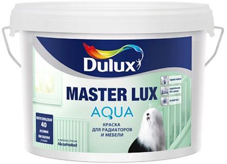 Краска для мебели и радиаторов dulux master lux aqua 40