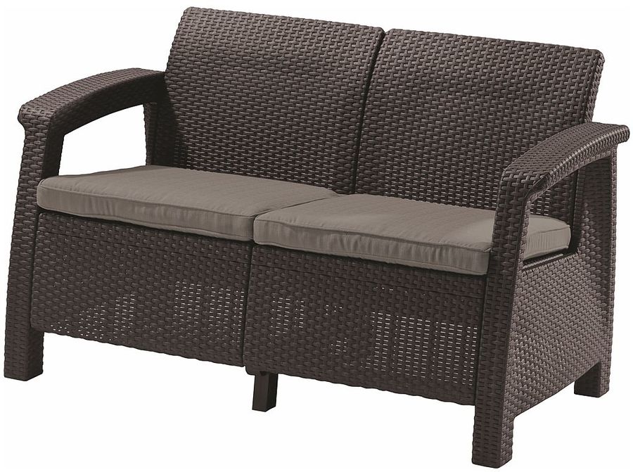 Диван keter corfu love seat графит