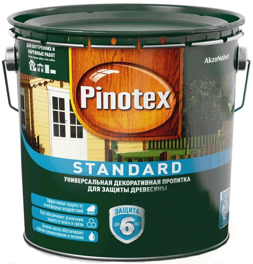 Характеристики Пропитка PINOTEX Standard палисандр, 0.9л [5270598 ...