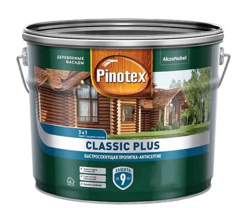 Pinotex classic plus скандинавский серый фото