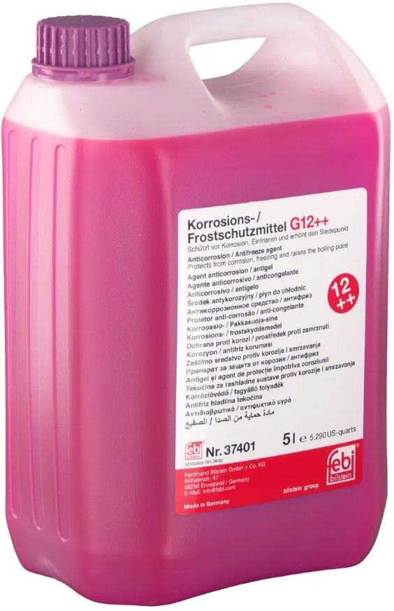 Характеристики Антифриз Febi Universal G12++ фиолетовый 5л (37401 ...