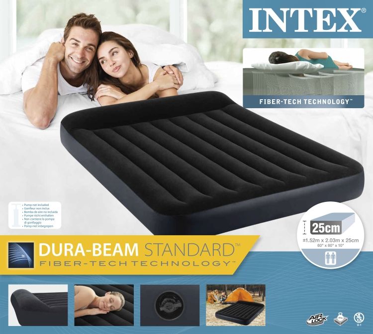 Надувной матрас intex pillow rest classic bed 64143