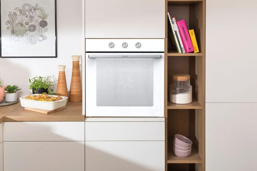 Духовой шкаф gorenje bos6737e06wg белый нержавеющая сталь