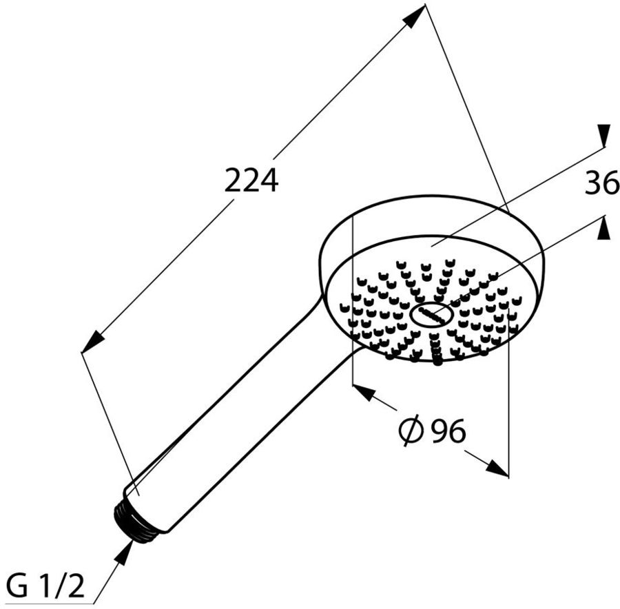 Душевая лейка для душа KLUDI Logo хром [6810005] - купить в Ситилинк ...