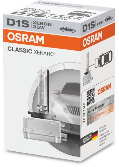 Лампа автомобильная ксеноновая Osram 66140CLC, D1S, 12В, 1шт – купить в ...