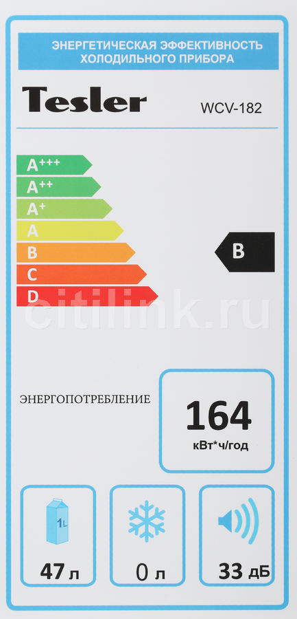 Винный шкаф tesler wcv 182