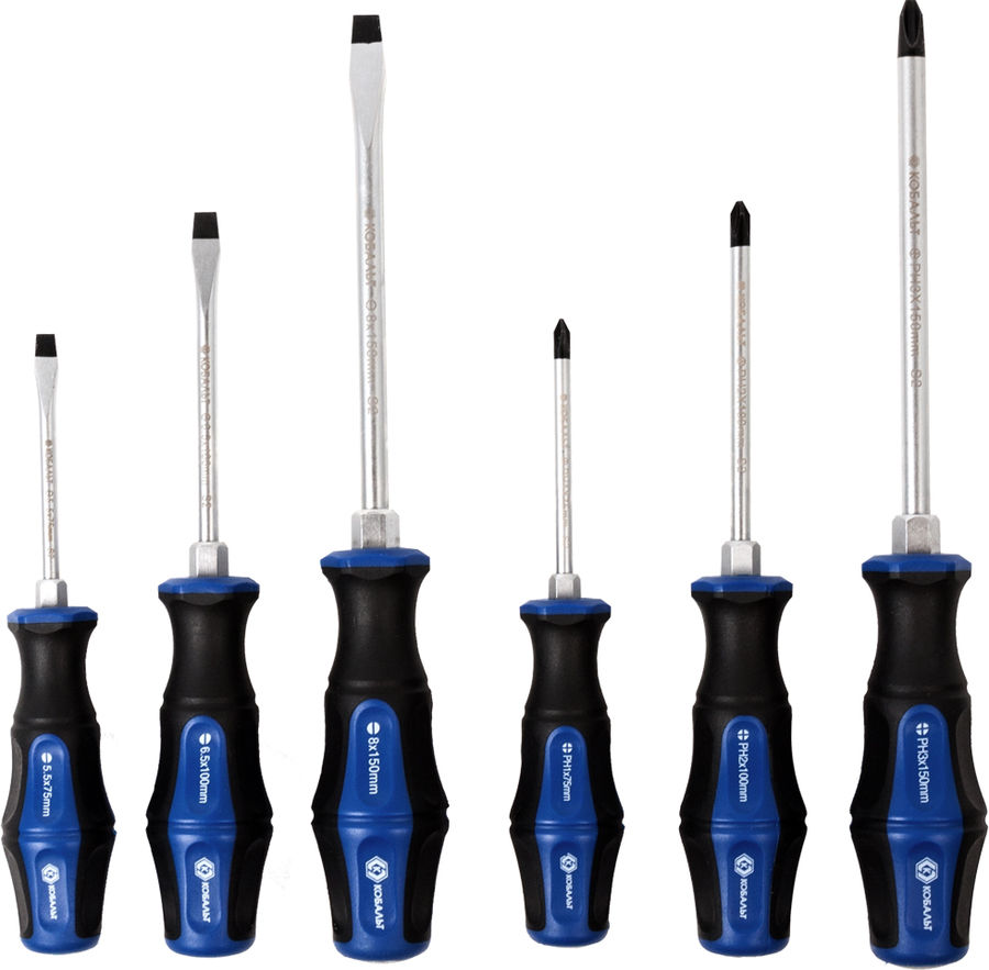 Характеристики Набор отверточный КОБАЛЬТ 646-621, 6 предметов (1551028 ...