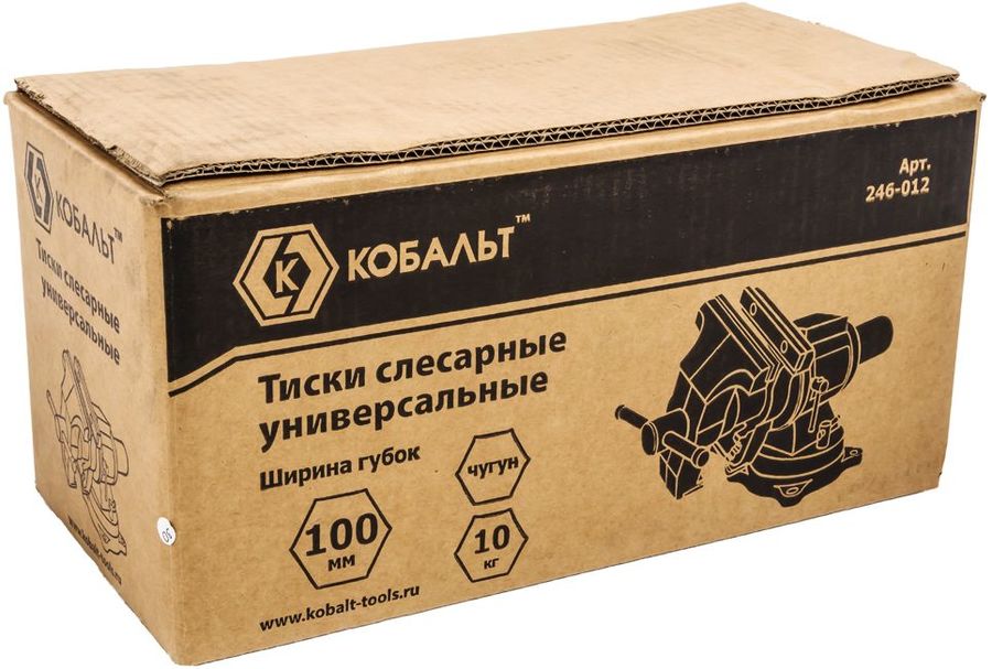 Характеристики Тиски КОБАЛЬТ 246-012 (1554090) смотреть в СИТИЛИНК