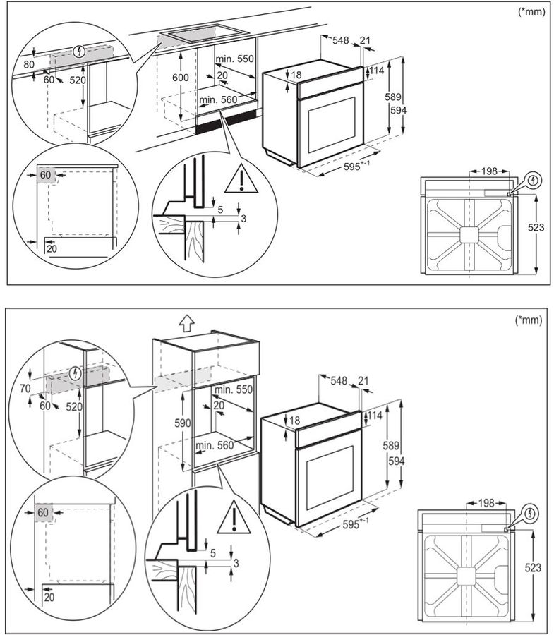 Электрический духовой шкаф zanussi opzb4310x