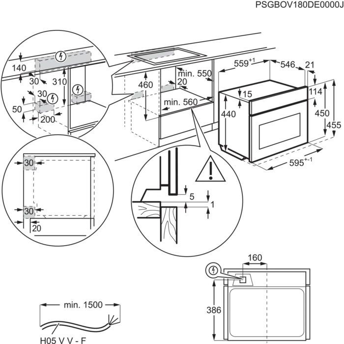 Духовой шкаф electrolux vkl8e08wx