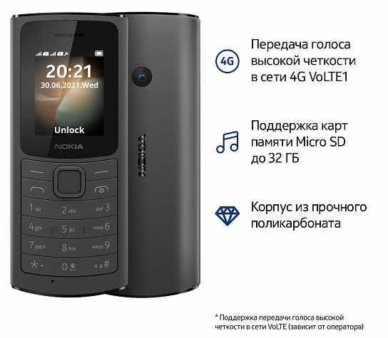 Nokia 110 аккумулятор