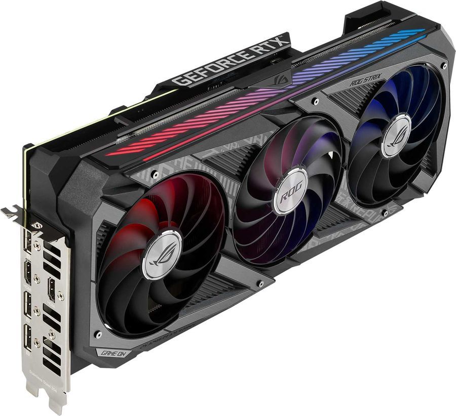 Видеокарта ASUS NVIDIA GeForce RTX 3060Ti, ROG-STRIX-RTX3060TI-O8G-V2 ...