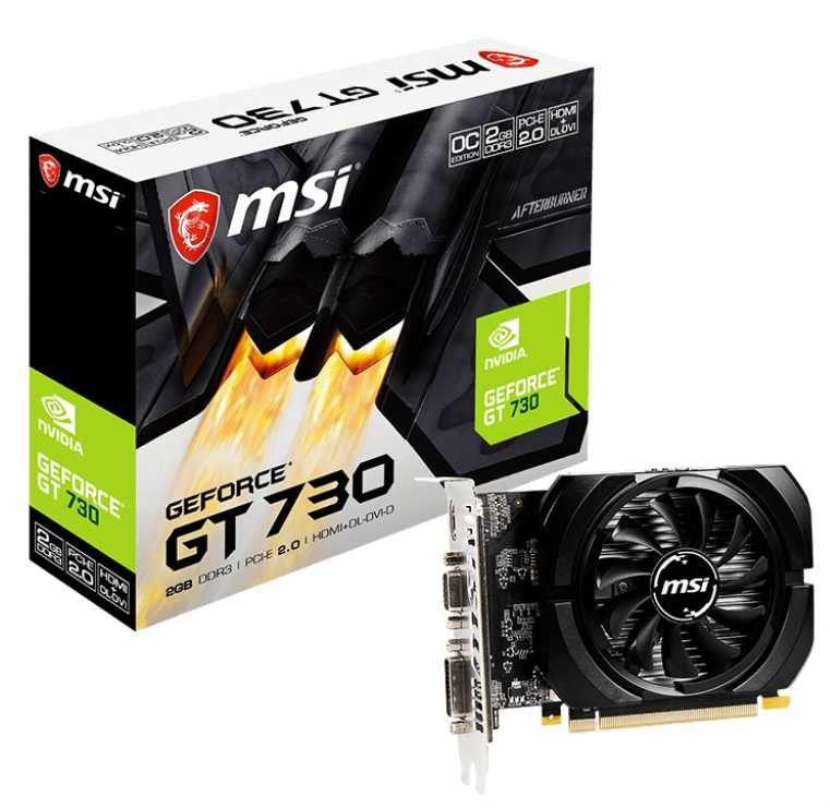 Купить Видеокарта MSI NVIDIA GeForce GT 730, N730K-2GD3/OCV5 в  интернет-магазине СИТИЛИНК, цена на Видеокарта MSI NVIDIA GeForce GT 730,  N730K-2GD3/OCV5 (1565621) - Москва