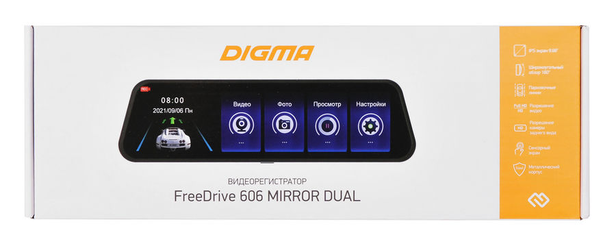 Видеорегистратор digma freedrive 404 mirror dual обзор