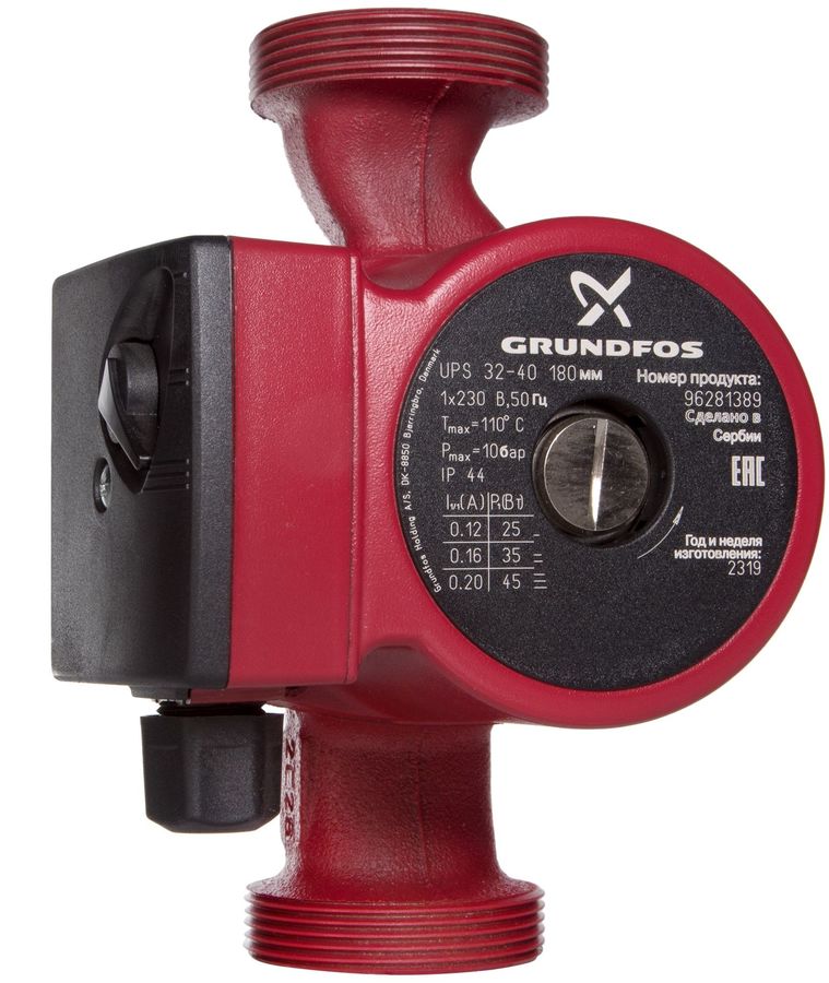 Садовый насос GRUNDFOS UPS 32/40 - купить в Ситилинк | 1581482