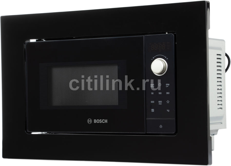 Микроволновая печь Bosch BFL623MB3, встраиваемая, 20л, 800Вт, черный ...