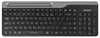 Клавиатура A4TECH Fstyler FBK25, беспроводная, ножничная, черный/серый