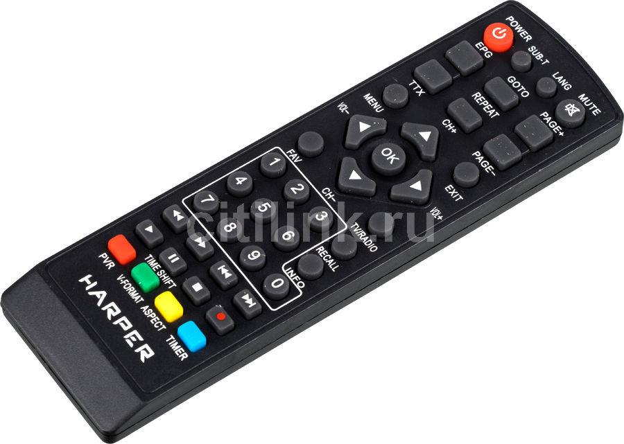 Ресивер DVB-T2 Harper HDT2-1511, черный - купить в Ситилинк | 1584089