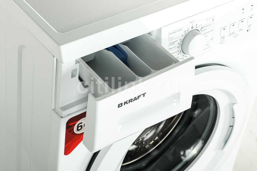 Характеристики Стиральная машина узкая KRAFT KF-EN 6104 W, с ...