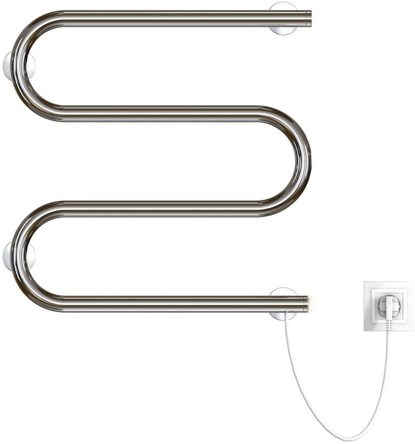 Полотенцесушитель электрический ZOX М, М-образный, 500х500 мм, 541704 ...