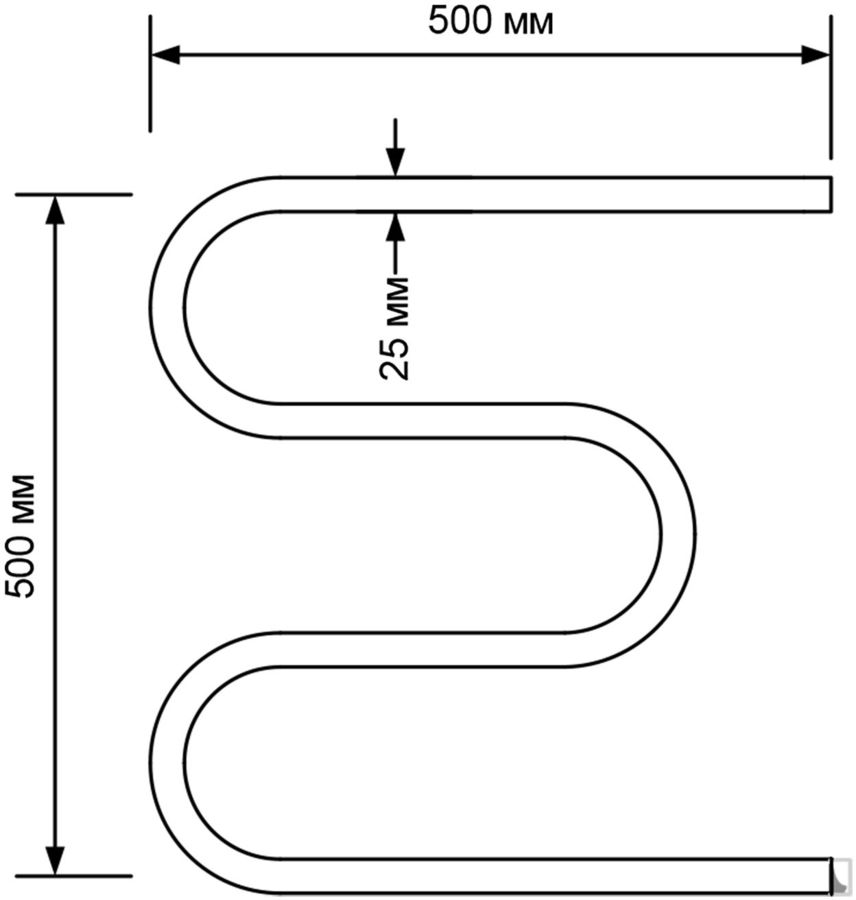 Характеристики Полотенцесушитель электрический ZOX М, М-образный ...