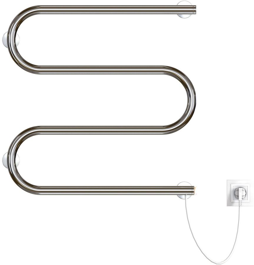 Полотенцесушитель электрический ZOX М, М-образный, 600х600 мм, 541708 ...