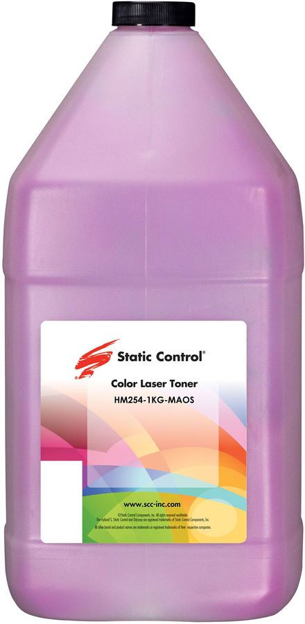 Характеристики Тонер STATIC CONTROL HM254-1KG-MAOS, для HP M252/254/45 ...