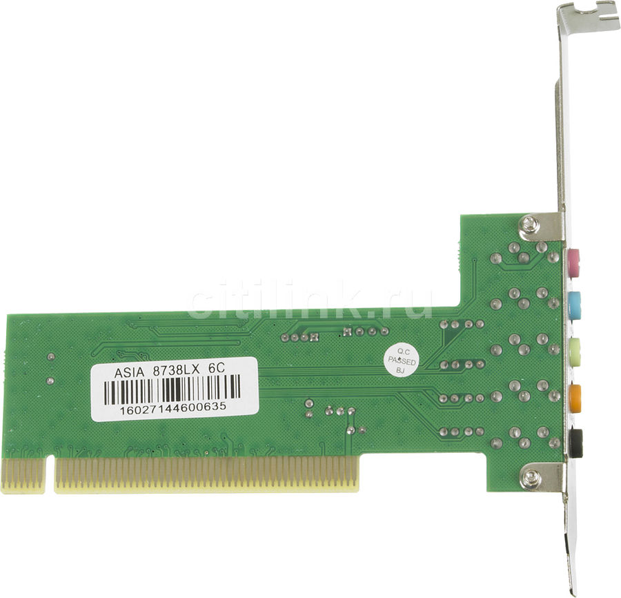 Звуковая карта pci e 8738 asia pci 8738 6c