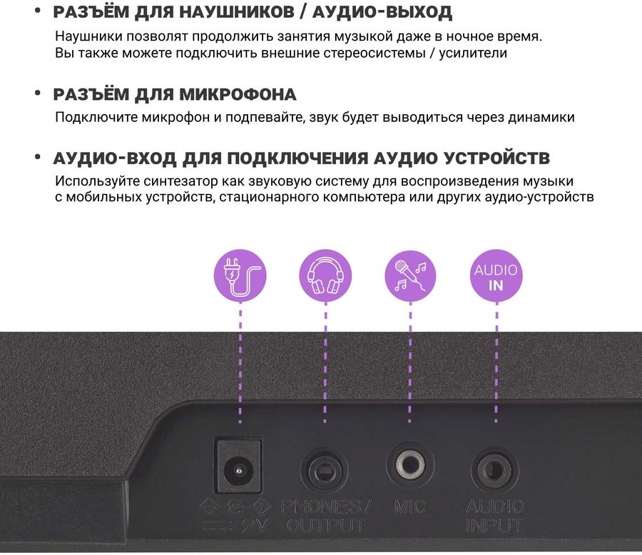 Инструкция, руководство по эксплуатации для синтезатор TESLER KB-6120 ...