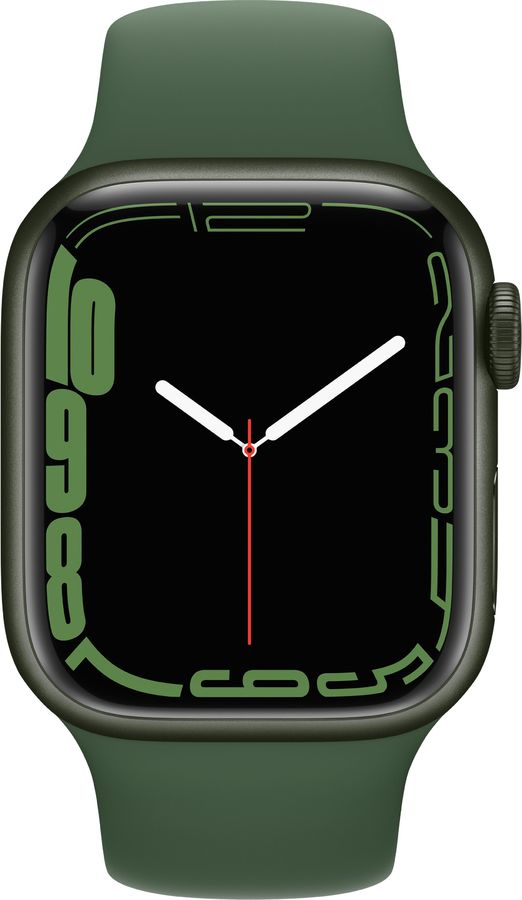 Смарт-часы Apple Watch Series 7 MKN03RU/A, 41мм, зеленый - купить в  Ситилинк | 1611487