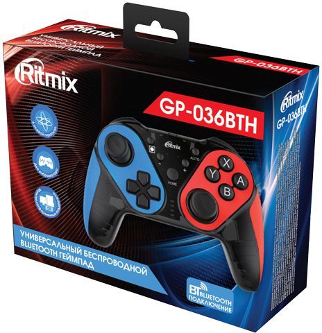 Геймпад беспроводной Ritmix GP-036BTH черный(плохая упаковка) - купить ...