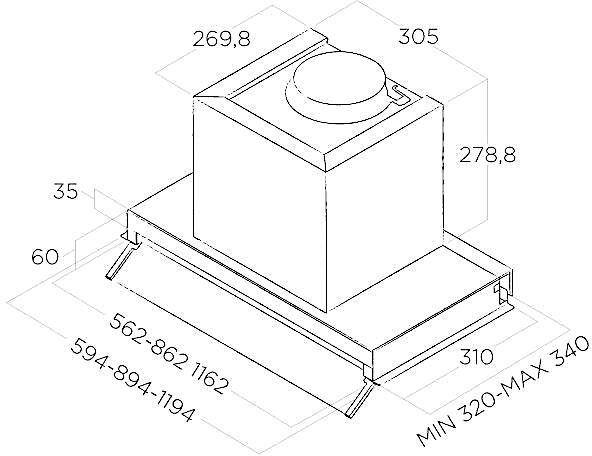Elica boxin ix a 60 схема встраивания