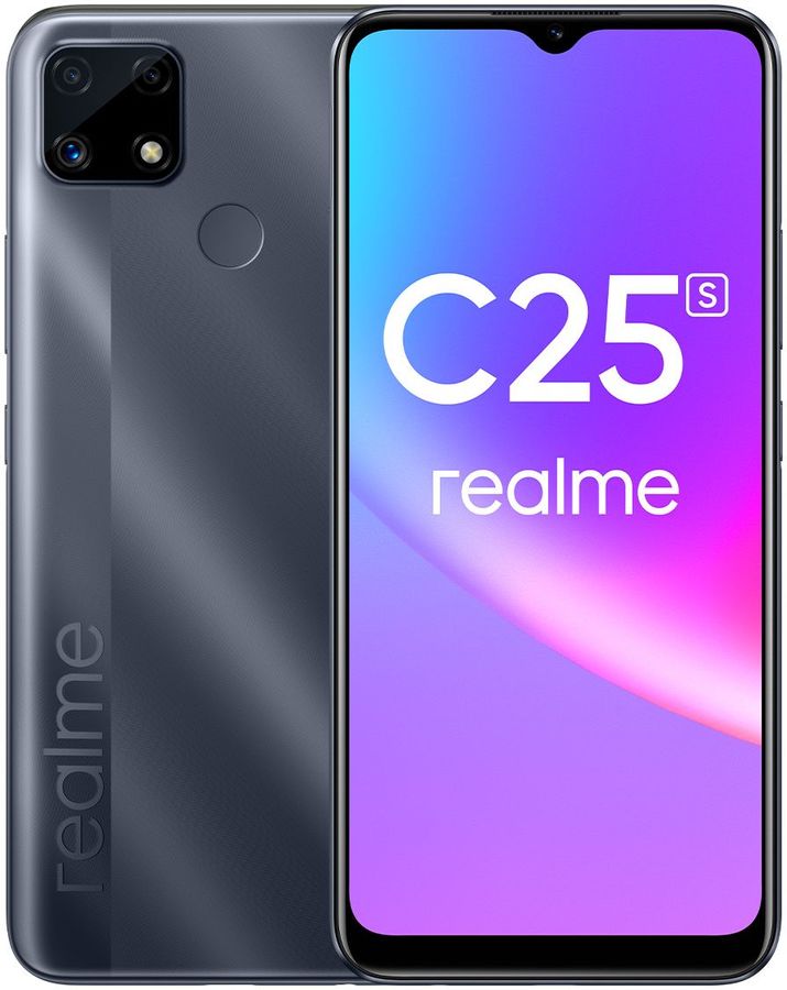 Купить Лотки и подставки для смартфон REALME C25s 4/64Gb, серый в ...