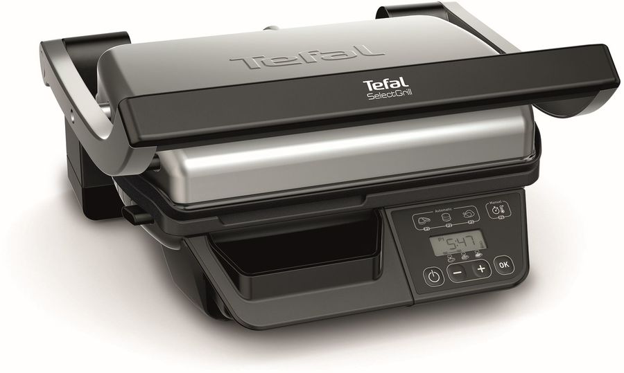 Электрогриль Tefal Optigrill GC740B30, серебристый и черный - купить в ...