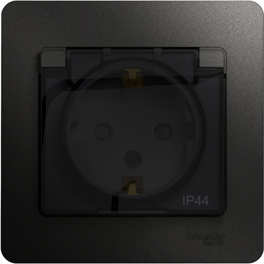 Розетка силовая Schneider Electric Glossa GSL000748, одинарная, 1 ...