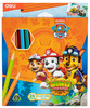 Карандаши Deli Paw Patrol EC116-24 EC116-24,  тополь,  24 цв.,  подарочная открытка,  коробка европодвес