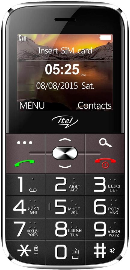 Характеристики Сотовый телефон ITEL it2590, черный (1644379) смотреть в ...