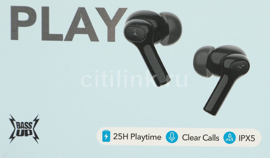 Наушники ANKER Soundcore Rise R100, Bluetooth, черный - купить в ...