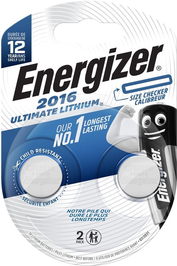 Отзывы на CR2016 Батарейка Energizer Ultimate Lithium, 2 шт. в интернет ...