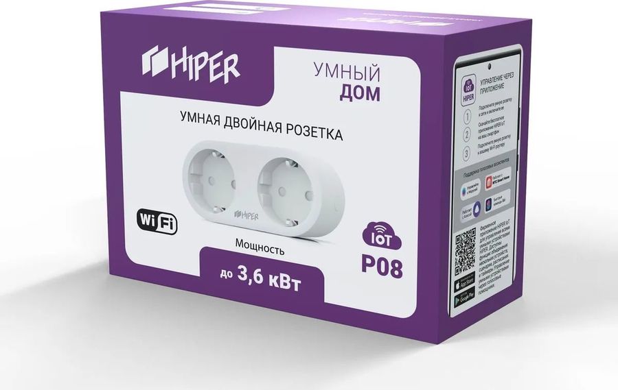 Умная розетка hiper iot p06 обзор