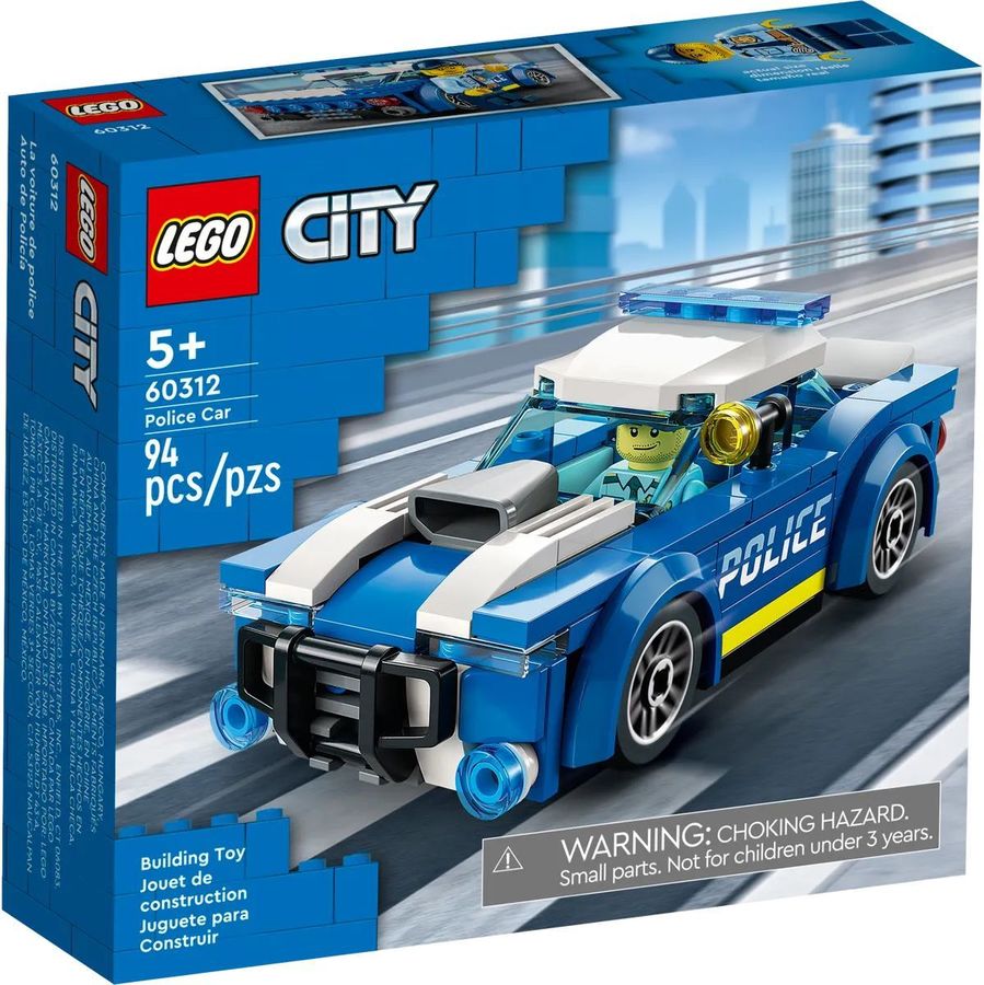 Lego city полицейская машина