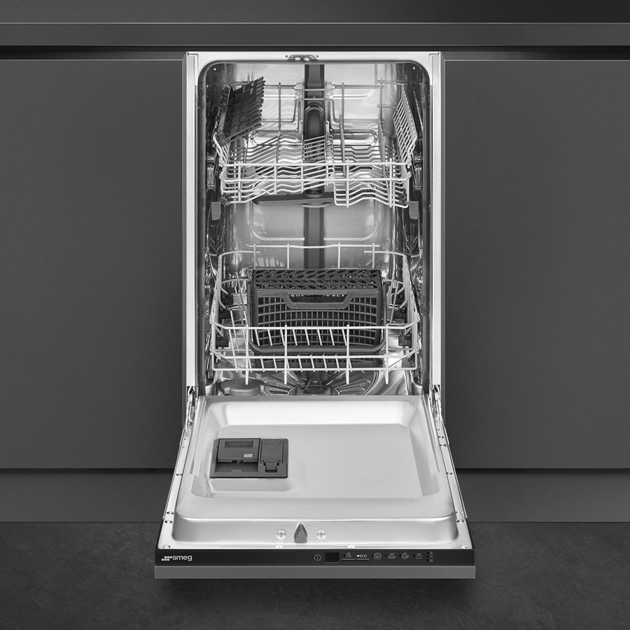 Посудомоечная машина узкая SMEG ST4512IN, черный - купить в Ситилинк ...