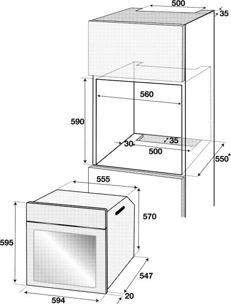 Духовой шкаф beko bie24301b черный