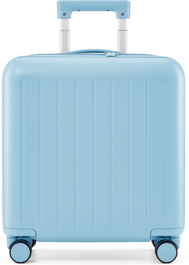 teal blue luggage